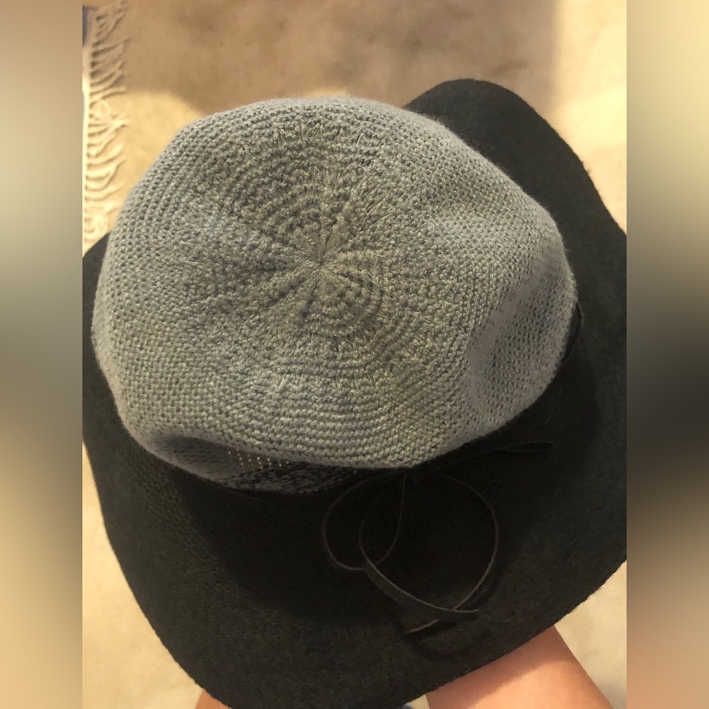 San Diego Hat Company Women’s Foldable SPF 50 Black Grey Floppy Hat Summer Fall - Picture 5 of 7
